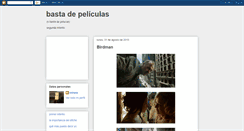 Desktop Screenshot of bastadepeliculas.blogspot.com