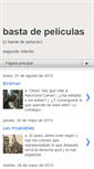 Mobile Screenshot of bastadepeliculas.blogspot.com