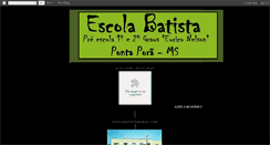 Desktop Screenshot of colegiobatista.blogspot.com
