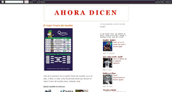 Desktop Screenshot of ahoradigo.blogspot.com