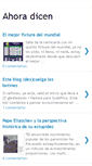 Mobile Screenshot of ahoradigo.blogspot.com
