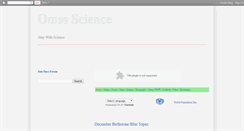 Desktop Screenshot of omssscience.blogspot.com