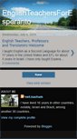 Mobile Screenshot of englishteachersforesperanto.blogspot.com