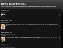 Tablet Screenshot of beingabastardworks.blogspot.com