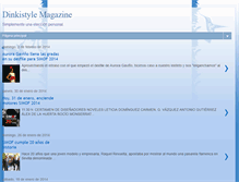 Tablet Screenshot of dinkistylenews.blogspot.com