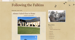 Desktop Screenshot of followingthefalkins.blogspot.com