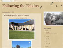 Tablet Screenshot of followingthefalkins.blogspot.com