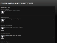 Tablet Screenshot of download-chingy-ringtones.blogspot.com