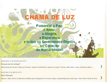 Tablet Screenshot of chamatrinadeluz.blogspot.com