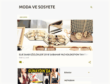 Tablet Screenshot of modavesosyete.blogspot.com