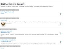 Tablet Screenshot of begintherestiseasy.blogspot.com
