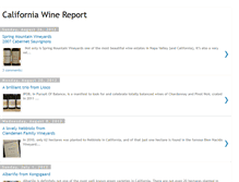 Tablet Screenshot of californiawinereport.blogspot.com