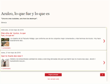 Tablet Screenshot of elaculcoautentico.blogspot.com