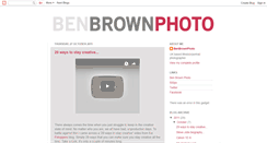 Desktop Screenshot of benbrownphoto.blogspot.com