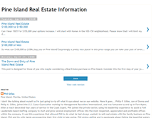 Tablet Screenshot of pineislandrealestate.blogspot.com