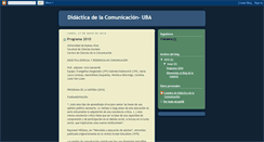 Desktop Screenshot of didacticadelacomunicacion-uba.blogspot.com