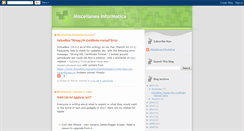 Desktop Screenshot of miscellaneainformatica.blogspot.com
