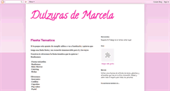 Desktop Screenshot of dulzurasdemarcela.blogspot.com