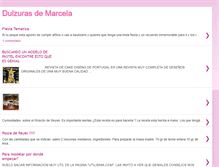 Tablet Screenshot of dulzurasdemarcela.blogspot.com