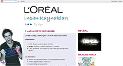 Desktop Screenshot of lorealturkiyeik.blogspot.com