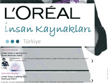 Tablet Screenshot of lorealturkiyeik.blogspot.com