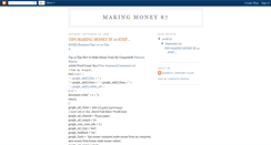 Desktop Screenshot of making-money-87.blogspot.com