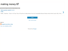 Tablet Screenshot of making-money-87.blogspot.com