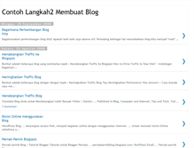 Tablet Screenshot of langkahmembuatblog.blogspot.com