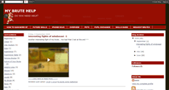 Desktop Screenshot of mybrutehelp.blogspot.com
