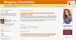 Desktop Screenshot of blogging-information.blogspot.com