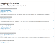 Tablet Screenshot of blogging-information.blogspot.com