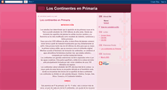 Desktop Screenshot of loscontinentesenprimaria.blogspot.com