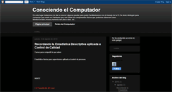 Desktop Screenshot of conociendoelcomputador-alfredo.blogspot.com