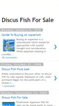 Mobile Screenshot of discus-fish-for-sale-info.blogspot.com