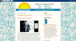 Desktop Screenshot of libreriasol-carboneras.blogspot.com