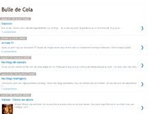 Tablet Screenshot of bulle2cola.blogspot.com