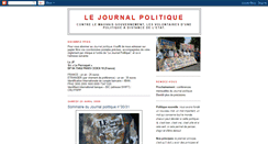 Desktop Screenshot of journalpolitique.blogspot.com