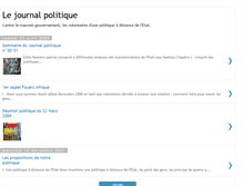 Tablet Screenshot of journalpolitique.blogspot.com