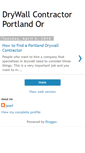 Mobile Screenshot of drywallportlandor.blogspot.com