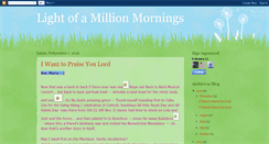 Desktop Screenshot of lightofamillion.blogspot.com