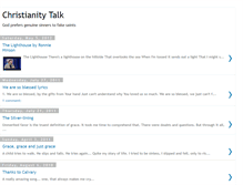 Tablet Screenshot of christianitytalk.blogspot.com