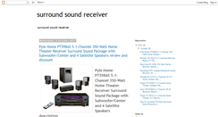 Desktop Screenshot of finestsurroundsoundreceiverreviews.blogspot.com