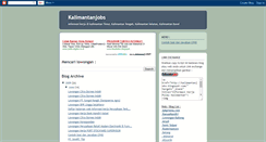 Desktop Screenshot of kalimantanjobs.blogspot.com