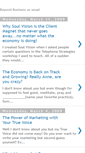 Mobile Screenshot of beyondbusinessasusual.blogspot.com