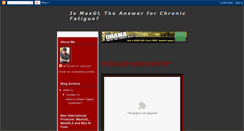Desktop Screenshot of maxgxl-for-chronic-fatigue.blogspot.com