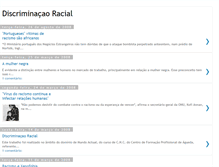 Tablet Screenshot of discriminacaoracial.blogspot.com