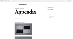Desktop Screenshot of paulblogshere.blogspot.com