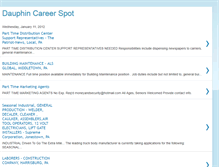 Tablet Screenshot of dauphincareer.blogspot.com