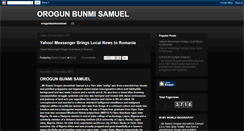 Desktop Screenshot of orogunbunmisamuel.blogspot.com