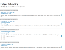 Tablet Screenshot of holgerschmeling.blogspot.com
